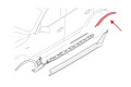 BMW X3 E83 2003-2010 NAKŁADKA BŁOTNIKA TYŁ LEWY 51713330867