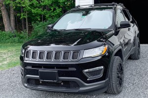 JEEP COMPASS II MP 2017+ BELKI DACHOWE DO RELINGÓW PRZYLEGAJĄCYCH OEM