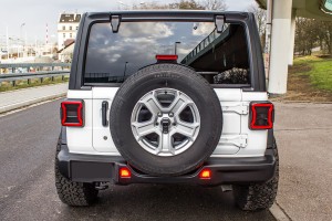 JEEP WRANGLER JL 2018+ ZDERZAK TYLNY RUBICON STALOWY BEZ PDC 82215342AF 