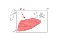 HYUNDAI TUCSON III TL 2015-2018 PRZED LIFTINGIEM KAROSERYJNA LAMPA TYLNA PRAWA  92402D3010