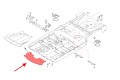 NISSAN X-TRAIL III T32 2014-2017 PRZED LIFTINGIEM PŁYTA OSŁONA POD SILNIK 758924CB0A