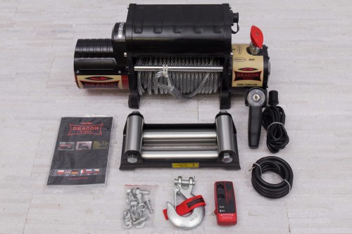 WYCIĄGARKA DRAGON WINCH MAVERICK 12000HDI 12V LINA STALOWA