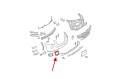 MERCEDES GL X164 2009-2012 PO FACELIFTINGU RAMKA LAMPY PRZECIWMGIELNEJ KRATKA PRZEDNIEGO ZDERZAKA PRAWA A1648855623