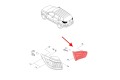 KIA SPORTAGE III SL 2010-2015 LAMPA KLAPY TYLNEJ LEWA 924053W010