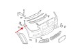 BMW SERIA 1 F21 2011-2019 ŚLIZG PRZEDNIEGO ZDERZAKA PRAWY  51117272556