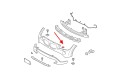 BMW X1 E84 2013-2015 PO FACELIFTINGU ZAŚLEPKA SPRYSKIWACZA REFLEKTORA LEWA 51117347661