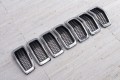 JEEP CHEROKEE V KL 2014-2018 PRZED FACELIFTINGIEM WKŁADKI GRILLA CHROMOWANE 68303626AA