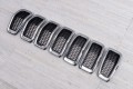 JEEP CHEROKEE V KL 2014-2018 PRZED FACELIFTINGIEM WKŁADKI GRILLA CHROMOWANE 68303626AA