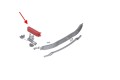 BMW SERIA 1 F21 2011-2019 ALUMINIOWE WZMOCNIENIE PRZEDNIEGO ZDERZAKA STREFA ZGNIOTU PRAWA 51117266192