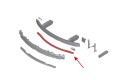 BMW SERIA 7 F02 2008-2015 BELKA DOLNA WSPORNIK PRZEDNIEGO ZDERZAKA 51117067744