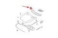 MERCEDES ML W164 2005-2011 KRATKA WLOTU POWIETRZA MASKI PRAWA A1648804405