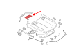 MERCEDES GLE W166 2015-2019 KRATKA WLOTU POWIETRZA MASKI PRAWA A1668800205