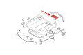 MERCEDES GLE W166 2015-2019 KRATKA WLOTU POWIETRZA MASKI LEWA A1668800105