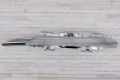MERCEDES S-CLASS W221 2009-2013 PO FACELIFTINGU CHROMOWANA LISTWA KRATKI ZDERZAKA LEWA A2218852723