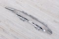 MERCEDES S-CLASS W221 2009-2013 PO FACELIFTINGU CHROMOWANA LISTWA KRATKI ZDERZAKA LEWA A2218852723