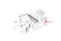 MERCEDES S-CLASS W221 2005-2013 CHROMOWANA LISTWA TYLNEGO ZDERZAKA LEWA A2218850321