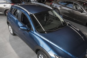MAZDA CX-3 DK 2015-2021 RELINGI DACHOWE ALUMINIOWE BEZ WIERCENIA OEM