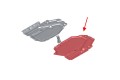 BMW X5 F15 2013-2018 MATERIAŁOWA OSŁONA PODWOZIA TYLNA LEWA 51757377131