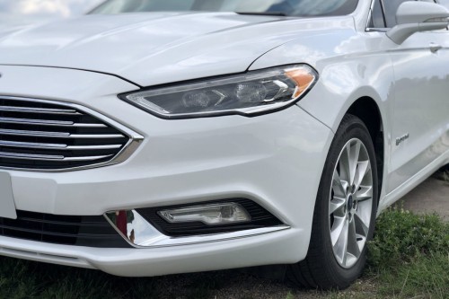 FORD FUSION MK2 II 2016-2020 PO FACELIFTINGU CHROMOWANA LISTWA LAMPY PRZECIWMGIELNEJ LEWA HS7Z15266AB
