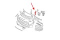 BMW SERIA 7 E65 E66 2005-2008 PO FACELIFTINGU KANAŁ POWIETRZA PRZEDNI LEWY 51717136689