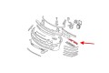 BMW SERIA 7 E65 E66 2001-2008 KANAŁ POWIETRZA GÓRNY 51717011217