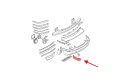 BMW SERIA 7 E65 E66 2005-2008 PO FACELIFTINGU KANAŁ POWIETRZA TARCZY HAMULCOWEJ PRAWY 51717153784