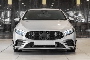MERCEDES A-CLASS W177 AMG 2018+ CHROMOWANA LISTWA PRZEDNIEGO ZDERZAKA ŚRODKOWA A1778854202 