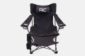 SKŁADANE KRZESŁO TURYSTYCZNE Z ORGANIZEREM CZARNE