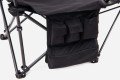 SKŁADANE KRZESŁO TURYSTYCZNE Z ORGANIZEREM CZARNE