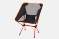SKŁADANE KRZESEŁKO TURYSTYCZNE CZARNO-POMARAŃCZOWE