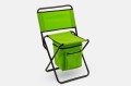 SKŁADANE KRZESEŁKO TURYSTYCZNE  Z TORBĄ TERMICZNĄ ZIELONE