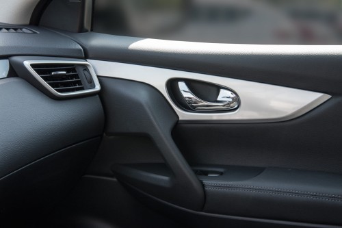 NISSAN QASHQAI II J11 2014-2021 SATYNOWE NAKŁADKI DRZWI WOKÓŁ KLAMEK