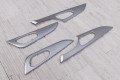 NISSAN QASHQAI II J11 2014-2021 SATYNOWE NAKŁADKI DRZWI WOKÓŁ KLAMEK