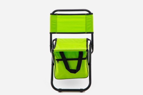 SKŁADANE KRZESEŁKO TURYSTYCZNE Z TORBĄ TERMICZNĄ ZIELONE
