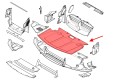 BMW SERIA 5 E61 2003-2010 MATERIAŁOWA OSŁONA SILNIKA DOLNA 51717033761