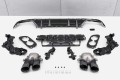 MERCEDES C-CLASS W205 2014-2021 DYFUZOR TYLNY Z PDC ZESTAW STYLIZUJĄCY NA AMG C43