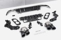 MERCEDES C-CLASS W205 2014-2021 DYFUZOR TYLNY Z PDC ZESTAW STYLIZUJĄCY NA AMG C43
