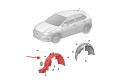 VOLKSWAGEN POLO MK6 VI AW 2017+ NADKOLE PRZEDNIE LEWE 2G0805911C