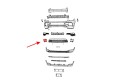 JEEP COMPASS II MP 2020+ PO FACELIFTINGU ZAŚLEPKA PRZEDNIEGO ZDERZAKA PRAWA 68493437AA