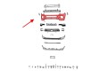 JEEP COMPASS II MP 2020-2026 PO FACELIFTINGU ZDERZAK PRZEDNI GÓRNY BEZ PDC 685542413AA