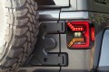 JEEP WRANGLER JL 2018+ LAMPY TYLNE LED CZARNE DYMIONE WERSJA EUROPEJSKA
