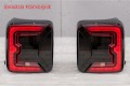 JEEP WRANGLER JL 2018+ LAMPY TYLNE LED CZARNE DYMIONE WERSJA EUROPEJSKA