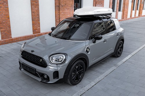 BOX DACHOWY BAGAŻNIK KUFER NA DACH 390L MODEL VIENNA BIAŁY