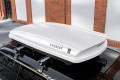 BOX DACHOWY BAGAŻNIK KUFER NA DACH 390L MODEL VIENNA BIAŁY
