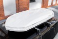 BOX DACHOWY BAGAŻNIK KUFER NA DACH 390L MODEL VIENNA BIAŁY