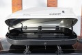BOX DACHOWY BAGAŻNIK KUFER NA DACH 360L MODEL ROMA BIAŁY