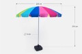 PARASOL PLAŻOWY OGRODOWY 225 cm