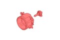 RENAULT TWINGO II HATCHBACK 2008-2013 LAMPA PRZECIWMGIELNA PRZEDNIA 261508992C