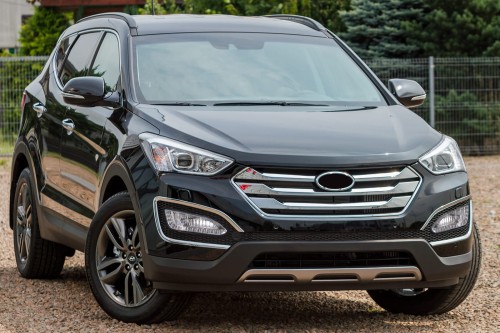 HYUNDAI SANTA FE III DM 2012-2015 PRZED FACELIFTINGIEM LAMPA PRZECIWMGIELNA + LAMPA DRL LED DO JAZDY DZIENNEJ PRAWA 92202A1010