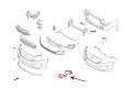 KIA CEED II JD 2012-2015 PRZED FACELIFTINGIEM RAMKA LAMPY PRZECIWMGIELNEJ PRZEDNIA LEWA 86563A2000